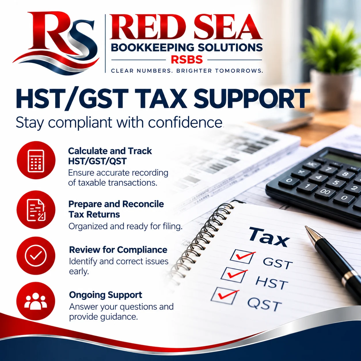 GST and HST tax support service overview